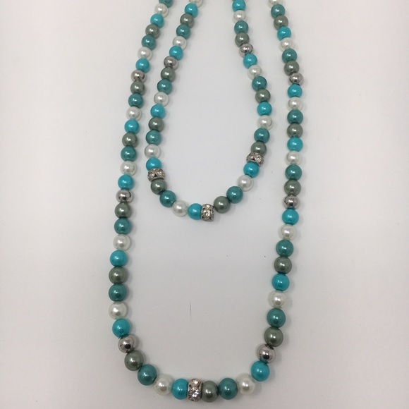 Jewelry Glass Pearl Round Mix Green - Picture 5 of 14